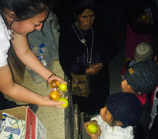 Recogida damnificados